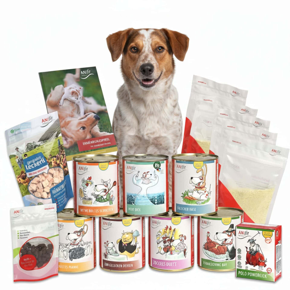 ANIfit Nassfutter-Sorten als Beispiel für gutes Hundefutter nass